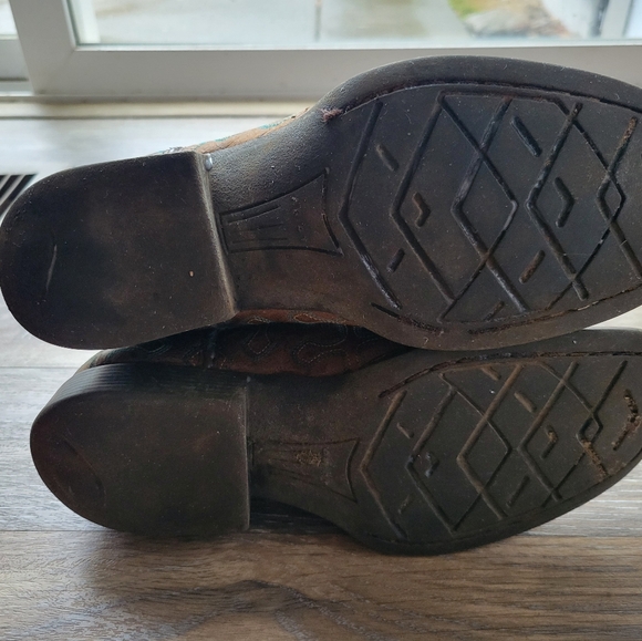 Ariat Crossroads Western Boots Youth Size 3 Cheetah Print - Picture 7 of 9